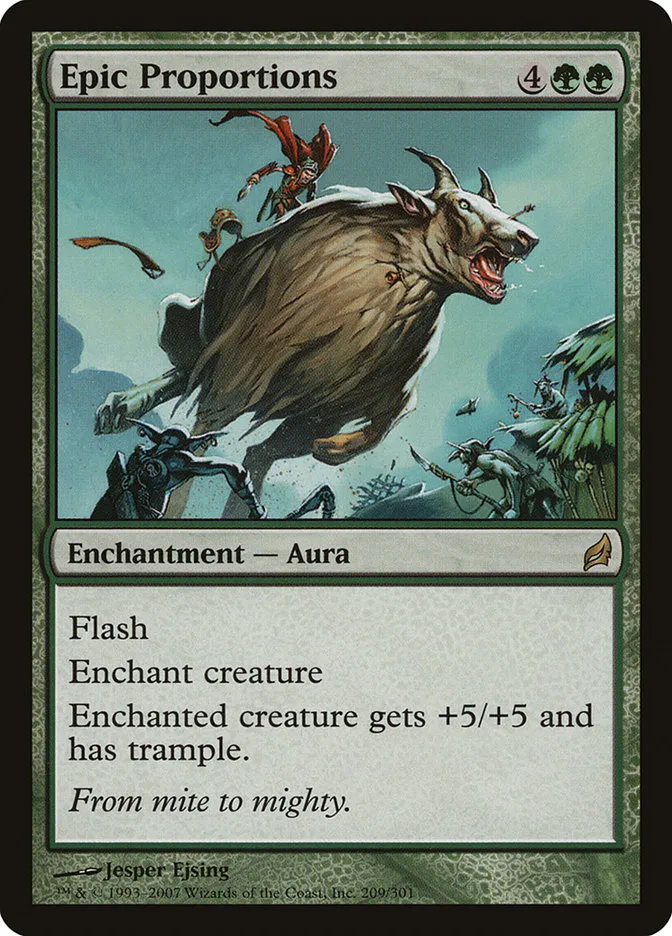 2007 Lorwyn Epic Proportions #209 rare card image