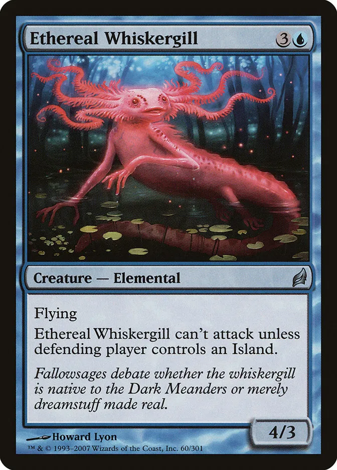2007 Lorwyn Ethereal Whiskergill #60 uncommon card image