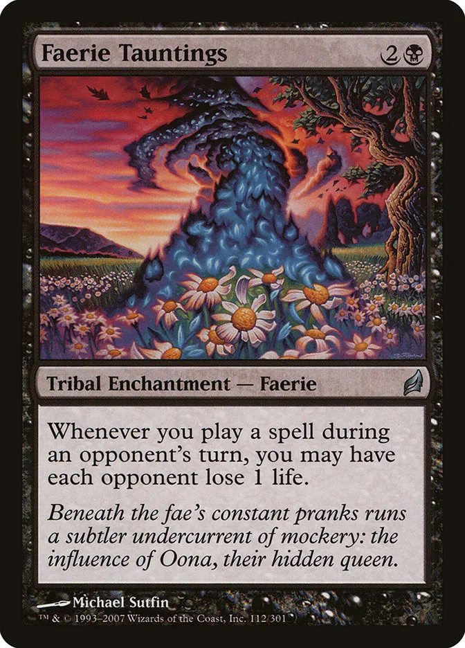 2007 Lorwyn Faerie Tauntings #112 uncommon card image