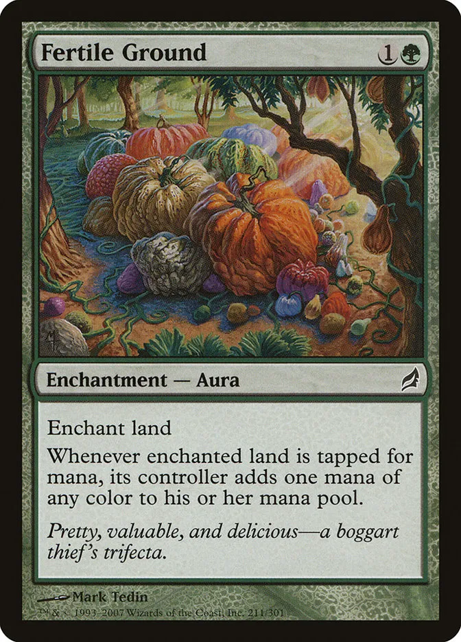 2007 Lorwyn Fertile Ground common #211 common card image