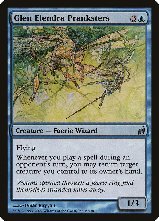 2007 Lorwyn Glen Elendra Pranksters uncommon #67 uncommon card image