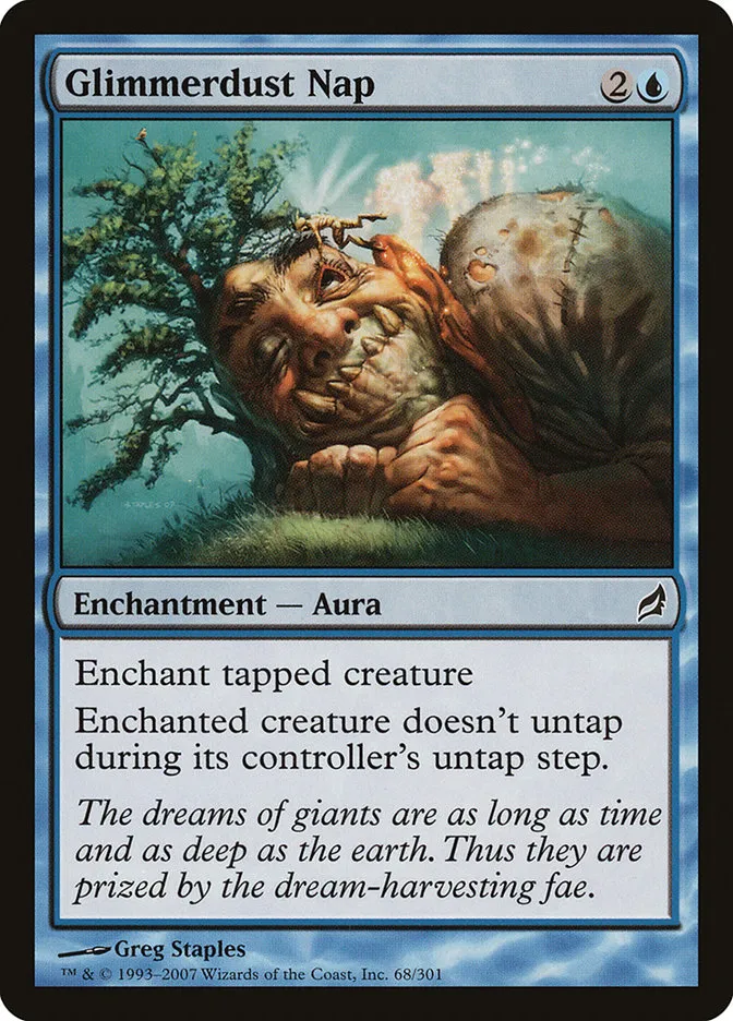 2007 Lorwyn Glimmerdust Nap common #68 common card image