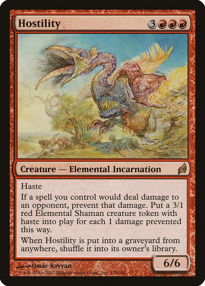 2007 Lorwyn Hostility rare #176 rare card image