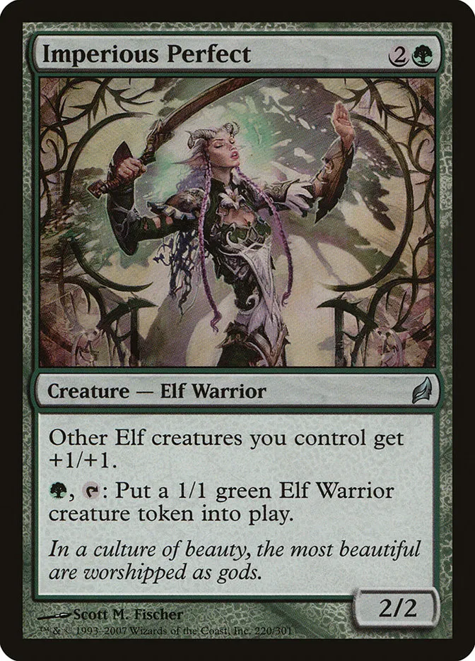 2007 Lorwyn Imperious Perfect uncommon #220 uncommon card image