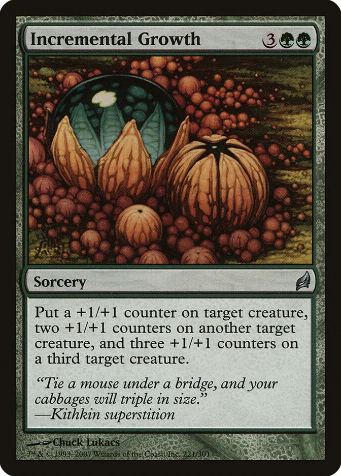 2007 Lorwyn Incremental Growth uncommon #221 uncommon card image