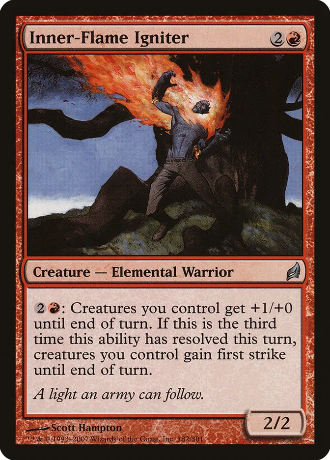 2007 Lorwyn Inner-Flame Igniter uncommon #182 uncommon card image