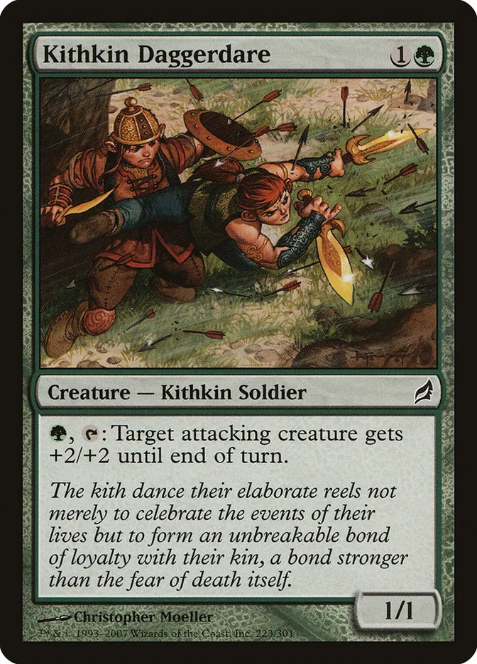 2007 Lorwyn Kithkin Daggerdare common #223 common card image
