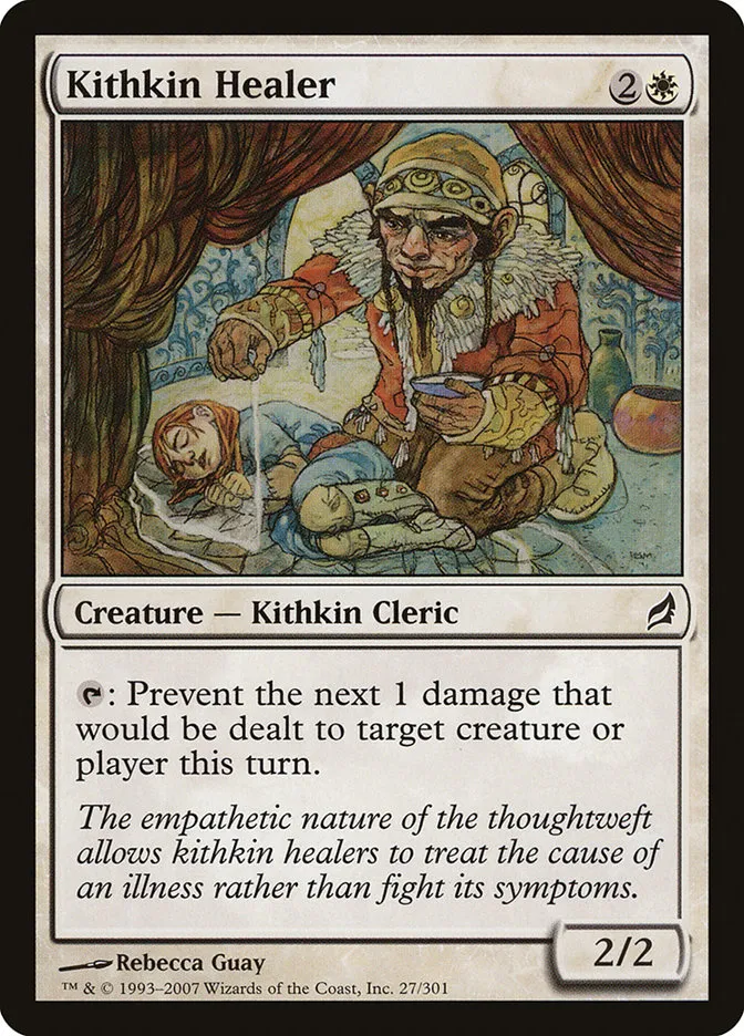 2007 Lorwyn Kithkin Healer common #27 common card image