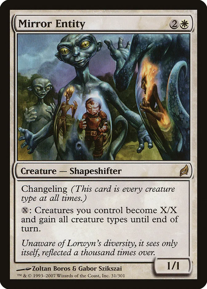 2007 Lorwyn Mirror Entity rare #31 rare card image