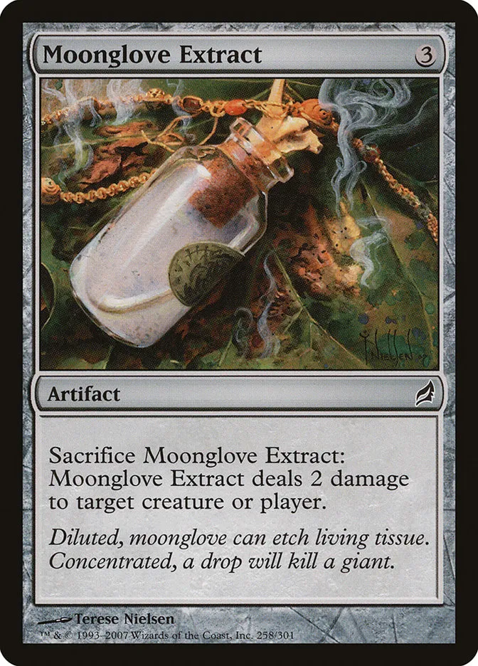 2007 Lorwyn Moonglove Extract common #258 common card image