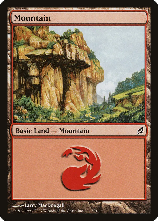 2007 Lorwyn Mountain common #294 common card image