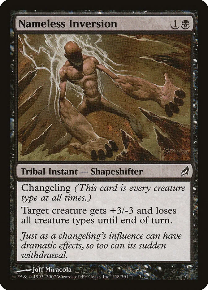 2007 Lorwyn Nameless Inversion common #128 common card image
