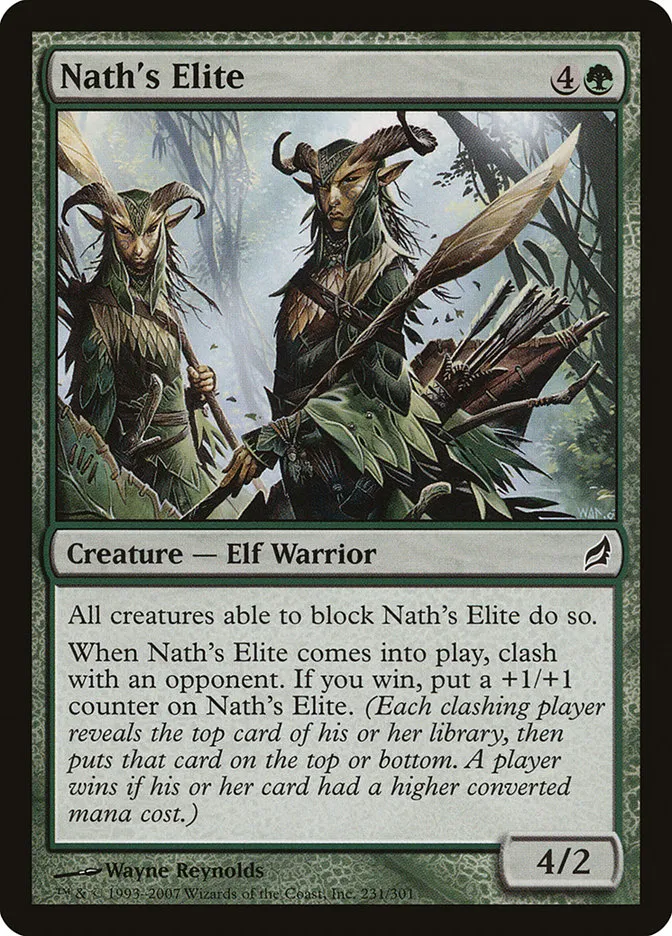 2007 Lorwyn Nath's Elite common #231 common card image