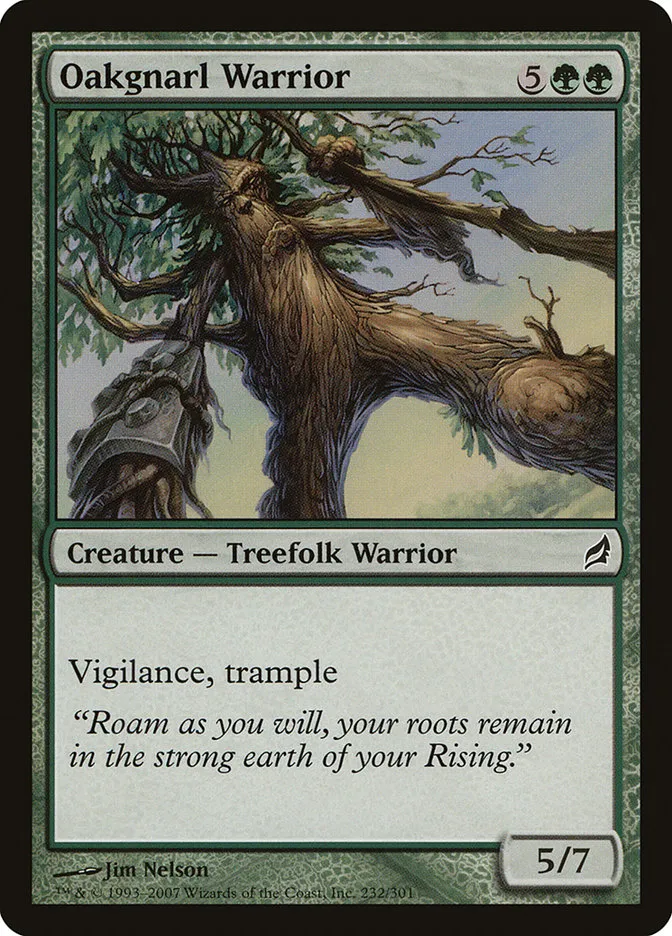 2007 Lorwyn Oakgnarl Warrior common #232 common card image