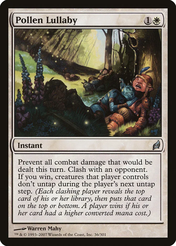 2007 Lorwyn Pollen Lullaby uncommon #36 uncommon card image