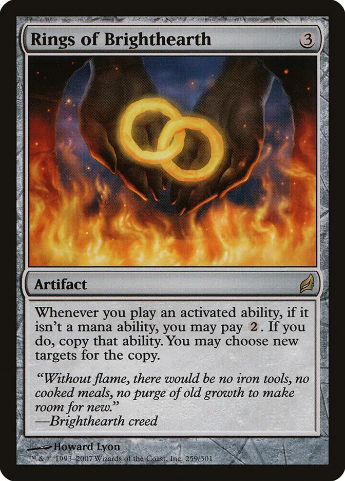 2007 Lorwyn Rings of Brighthearth #259 rare card image