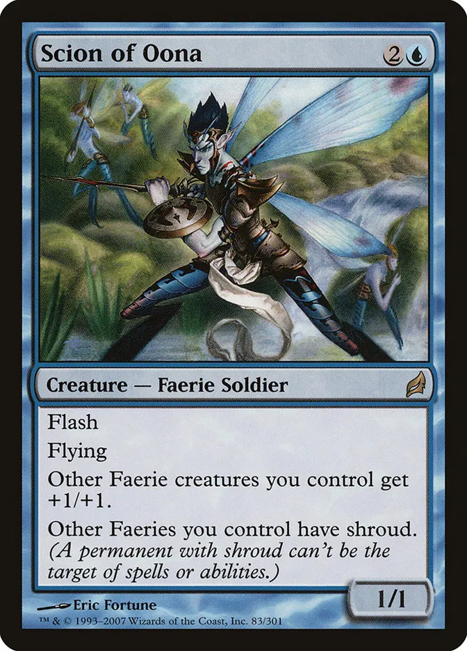 2007 Lorwyn Scion of Oona #83 rare card image