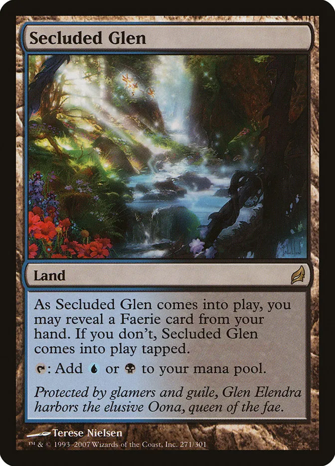 2007 Lorwyn Secluded Glen rare #271 rare card image