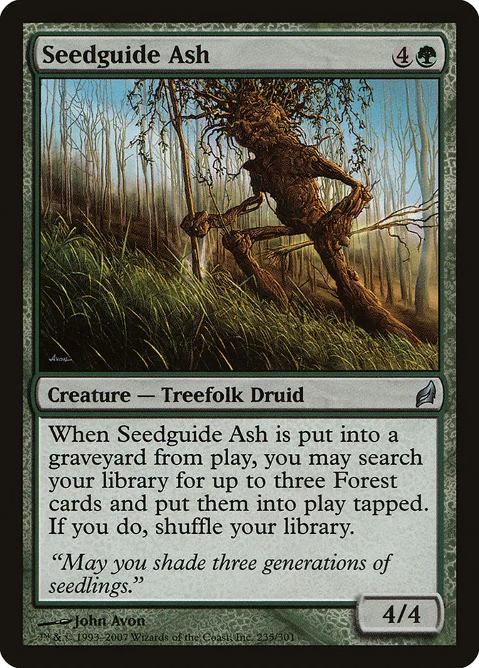 2007 Lorwyn Seedguide Ash uncommon #235 uncommon card image