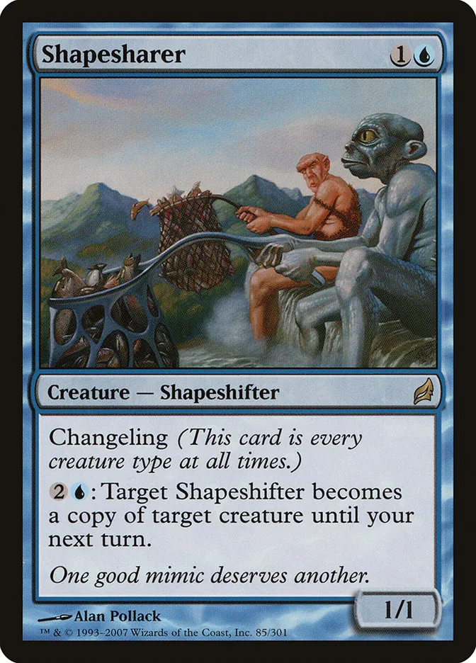 2007 Lorwyn Shapesharer rare #85 rare card image