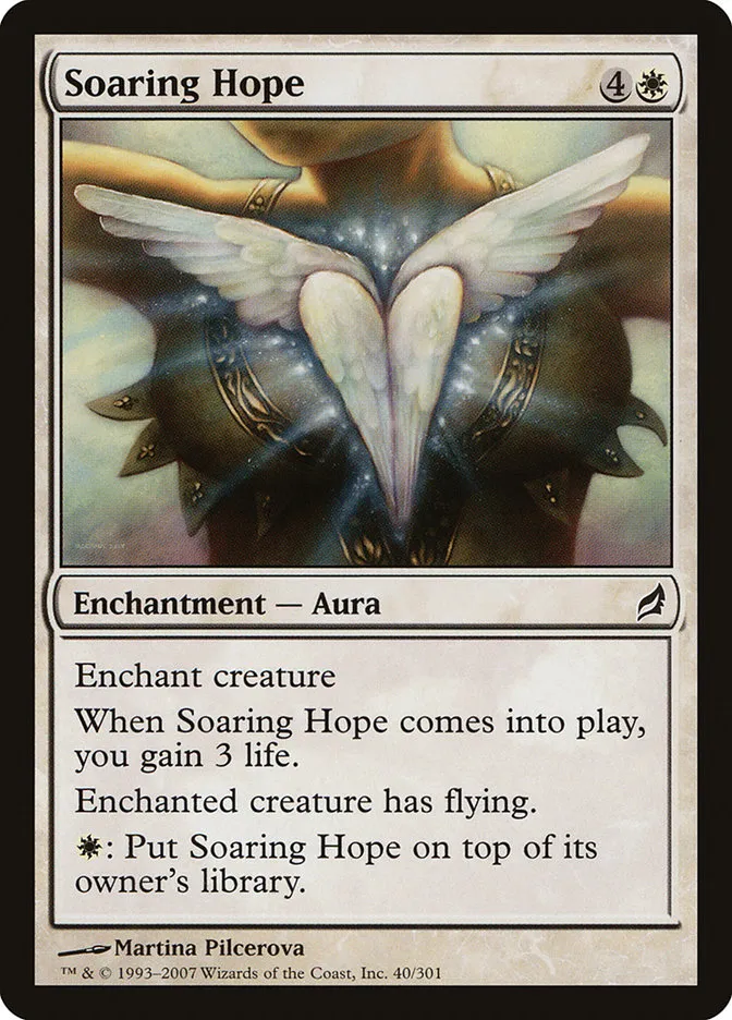 2007 Lorwyn Soaring Hope common #40 common card image