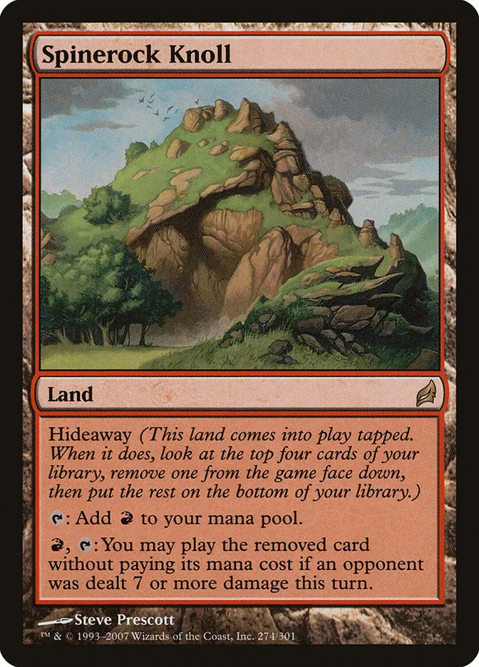 2007 Lorwyn Spinerock Knoll #274 rare card image