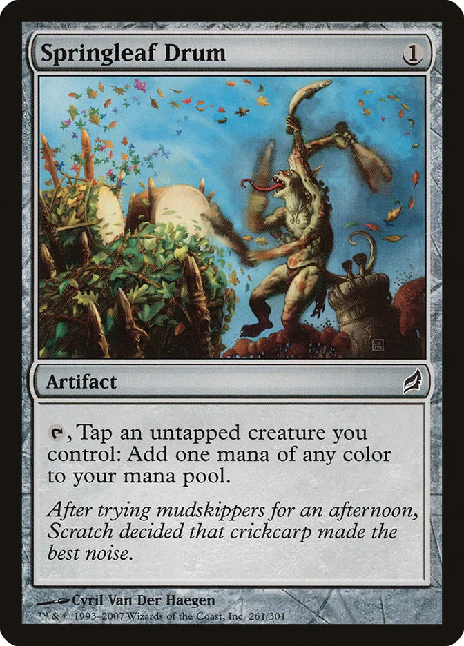 2007 Lorwyn Springleaf Drum common #261 common card image
