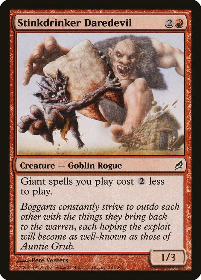 2007 Lorwyn Stinkdrinker Daredevil common #191 common card image