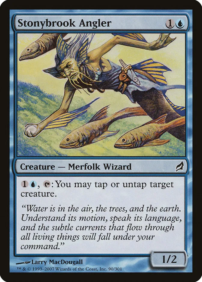 2007 Lorwyn Stonybrook Angler common #90 common card image