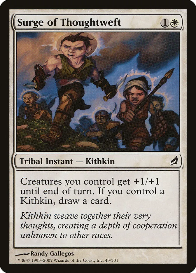 2007 Lorwyn Surge of Thoughtweft #43 common card image