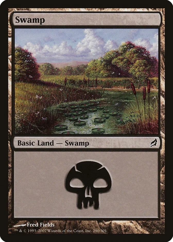 2007 Lorwyn Swamp common #290 common card image