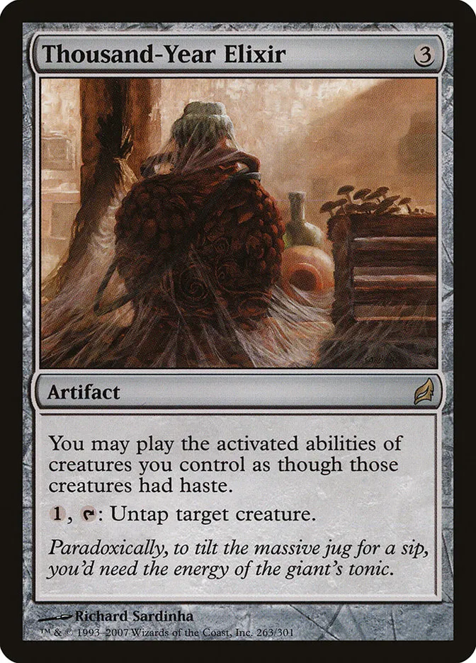 2007 Lorwyn Thousand-Year Elixir rare #263 rare card image