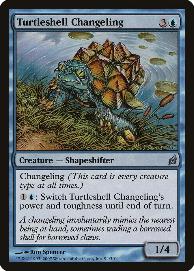 2007 Lorwyn Turtleshell Changeling uncommon #94 uncommon card image