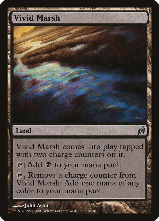 2007 Lorwyn Vivid Marsh uncommon #278 uncommon card image