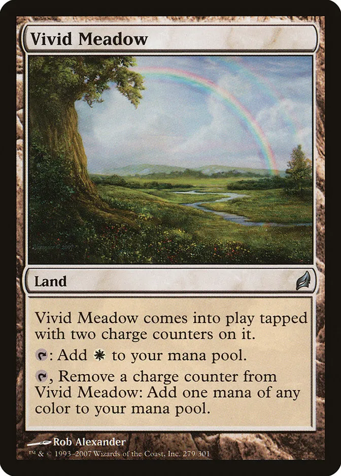 2007 Lorwyn Vivid Meadow uncommon #279 uncommon card image