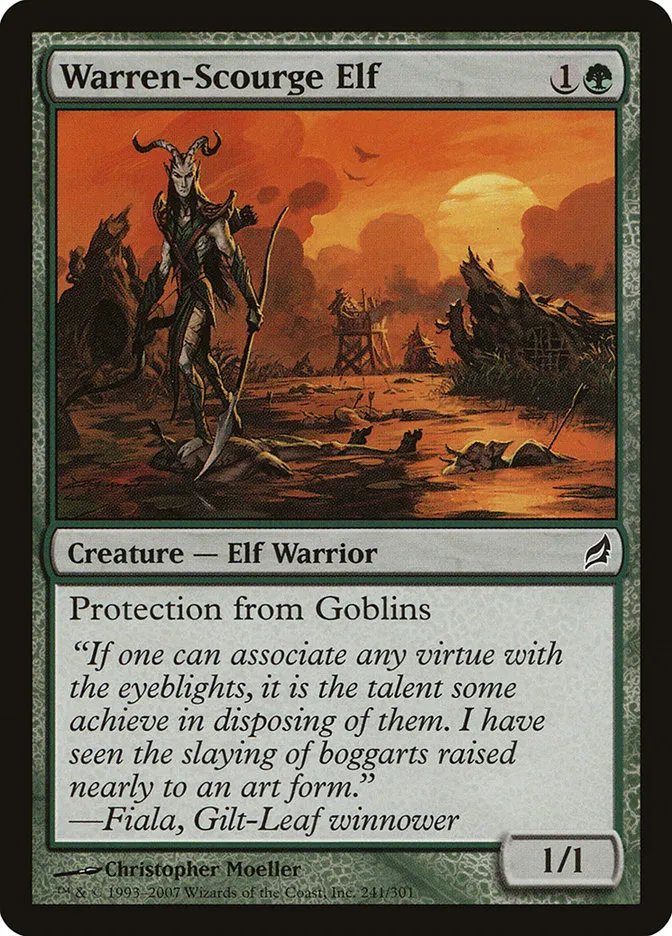 2007 Lorwyn Warren-Scourge Elf common #241 common card image