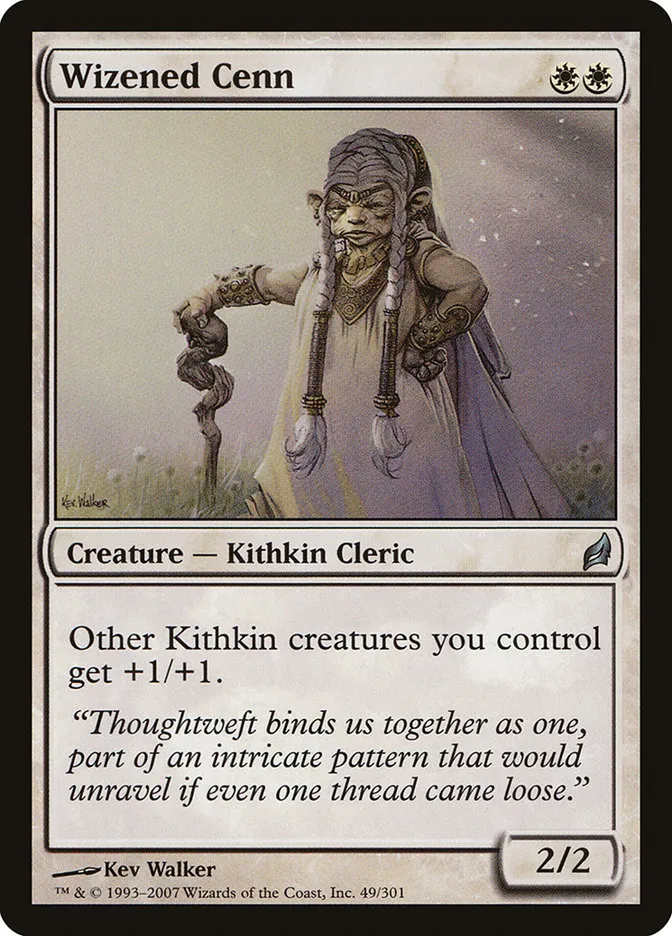 2007 Lorwyn Wizened Cenn uncommon #49 uncommon card image