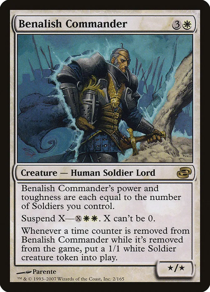 2007 Planar Chaos Benalish Commander rare #2 rare card image