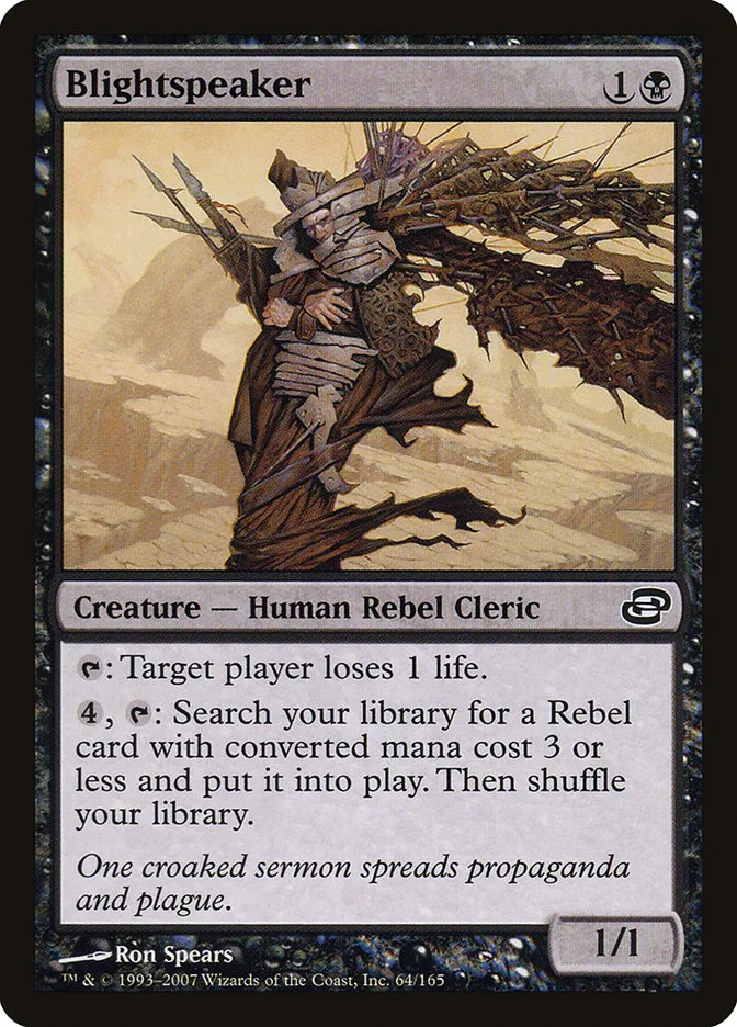 2007 Planar Chaos Blightspeaker common #64 common card image