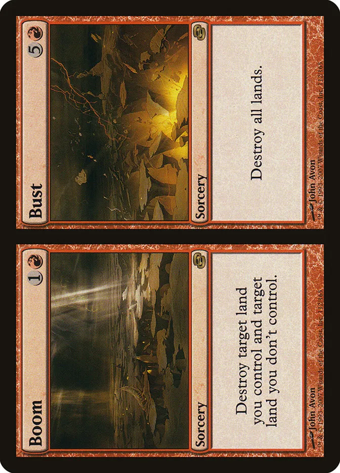 2007 Planar Chaos Boom // Bust #112 rare card image
