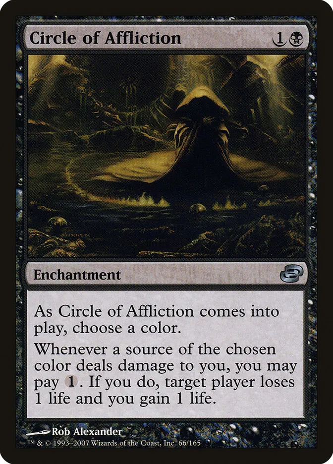 2007 Planar Chaos Circle of Affliction #66 uncommon card image
