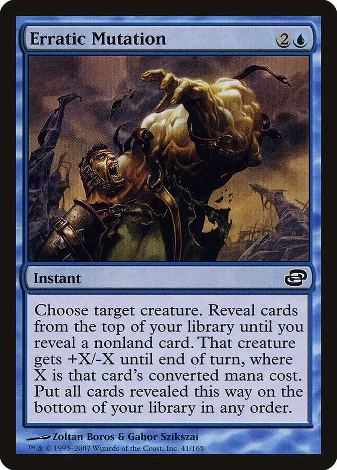 2007 Planar Chaos Erratic Mutation common #41 common card image