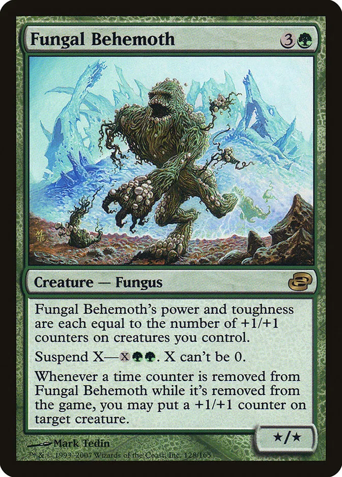 2007 Planar Chaos Fungal Behemoth #128 rare card image