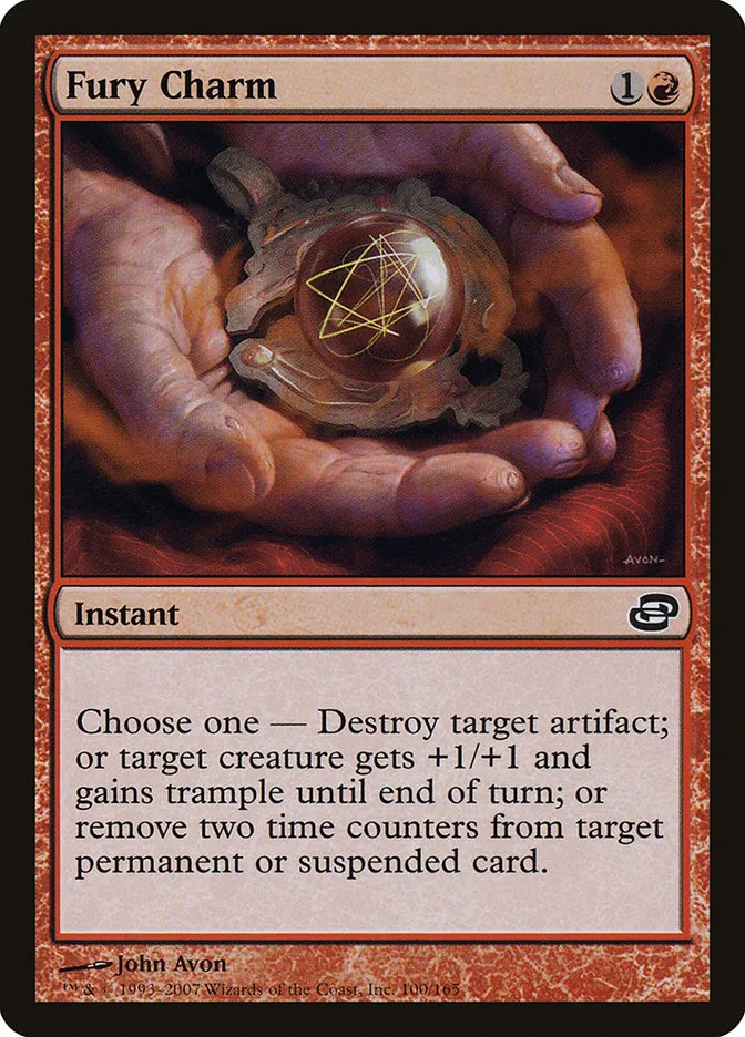 2007 Planar Chaos Fury Charm common #100 common card image