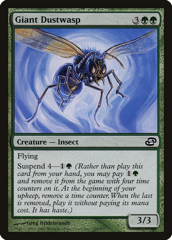 2007 Planar Chaos Giant Dustwasp #129 common card image