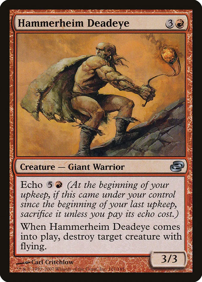 2007 Planar Chaos Hammerheim Deadeye uncommon #101 uncommon card image