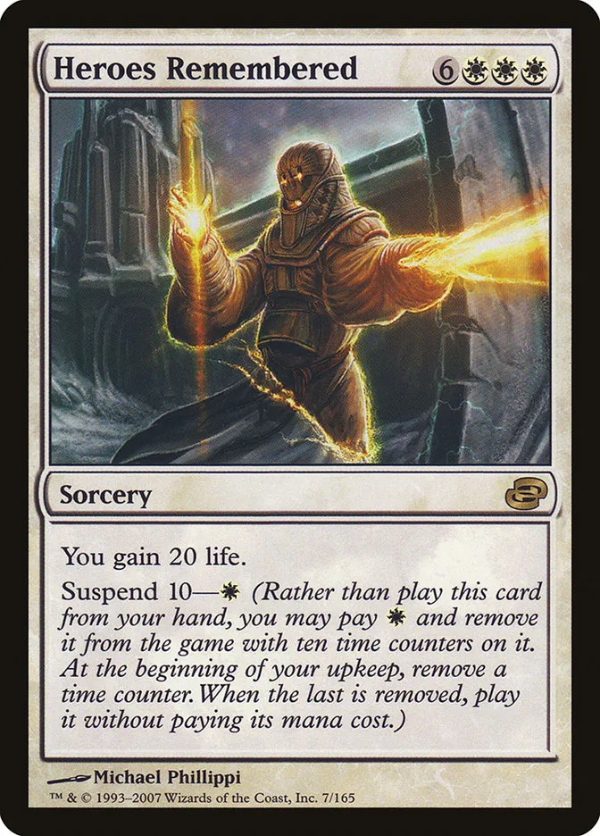 2007 Planar Chaos Heroes Remembered rare #7 rare card image