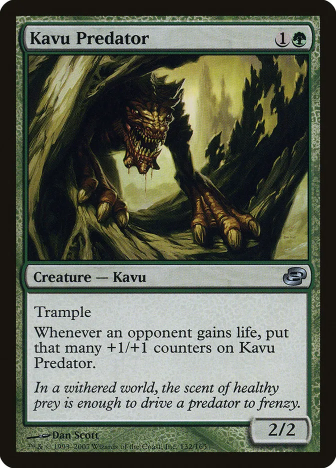 2007 Planar Chaos Kavu Predator uncommon #132 uncommon card image