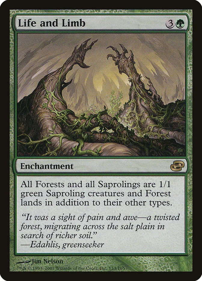 2007 Planar Chaos Life and Limb #133 rare card image