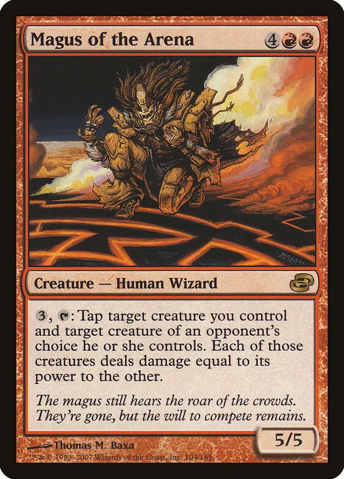 2007 Planar Chaos Magus of the Arena rare #104 rare card image